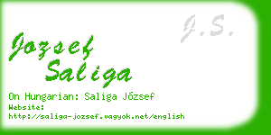 jozsef saliga business card